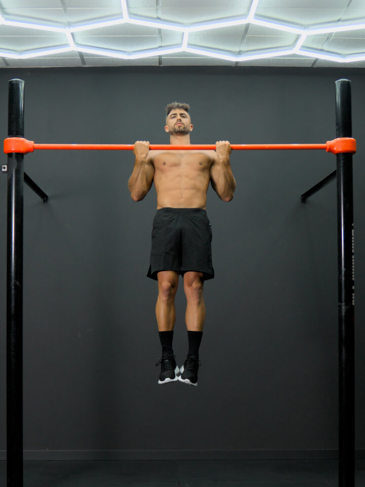 Isometric supine pull-ups