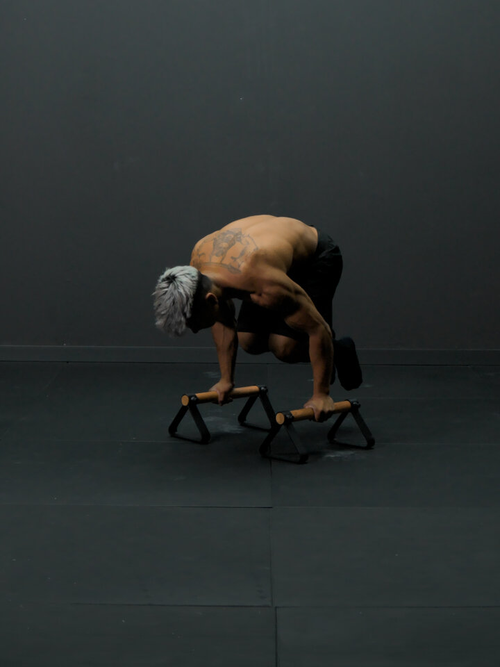 Tucked planche push ups