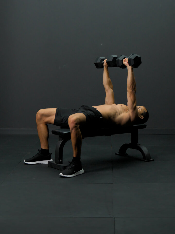 Press with dumbbells