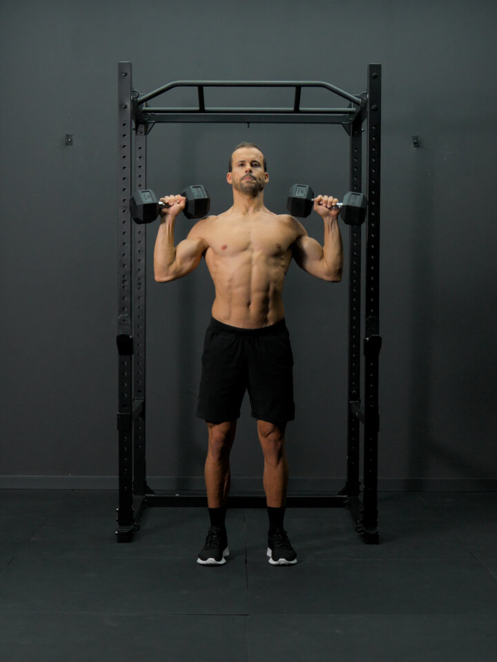 Dumbbell military press