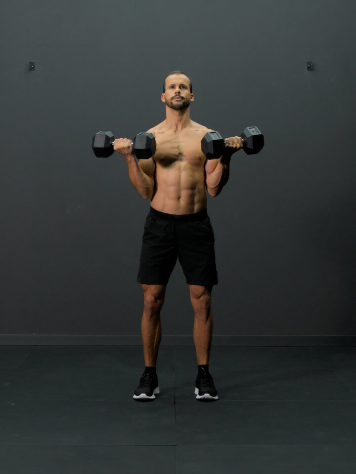 Dumbbell biceps curl