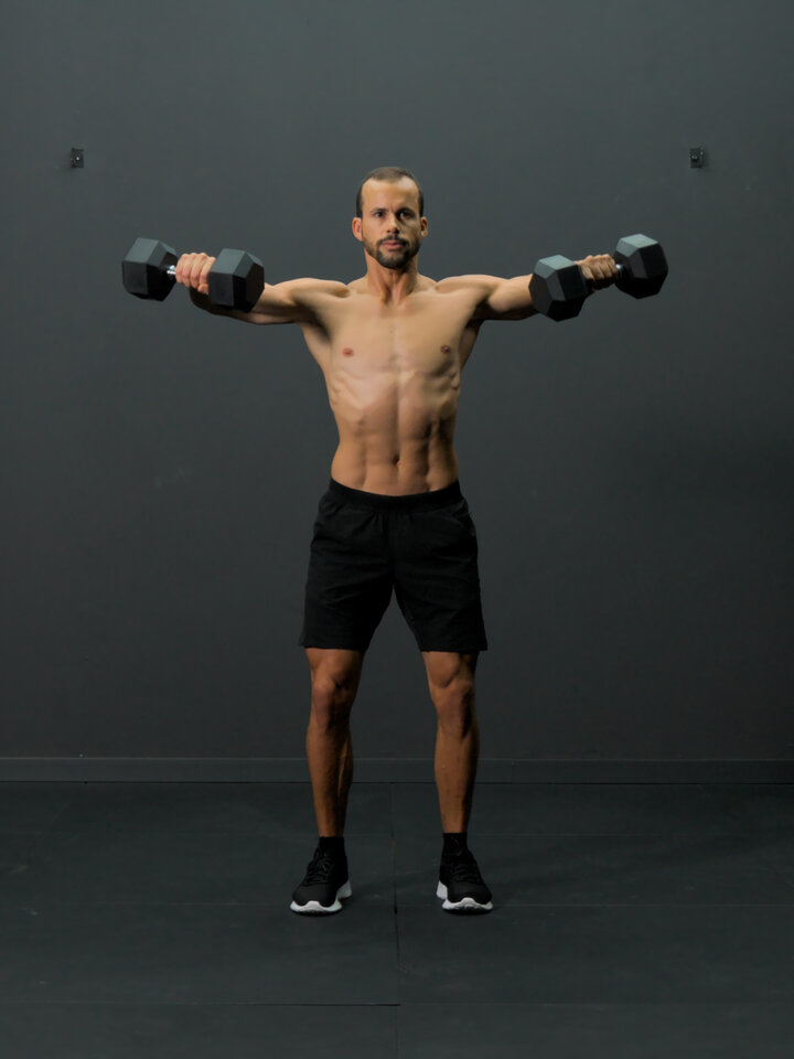 Dumbbell lateral raises