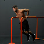 Negative di dips con salto