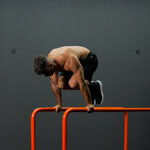 Tucked planche dips