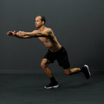 Partial single leg squat