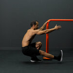 Pistol squat asistida