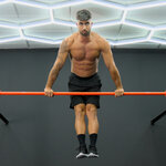 Wide grip muscle up
