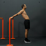 Shoulder extensions on the bar