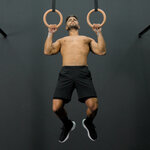 Prone pull-ups on rings