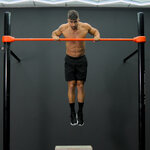 Negative jump-asissted muscle up