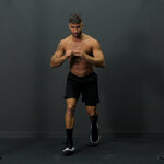 Lunges com burpee e barra