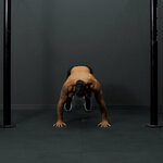Doble zancada con burpee y muscle up