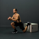 Bulgarian squat explosiva