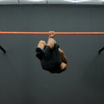 Tuck front lever one arm assistito gomito