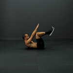 Hollow body tuck crunches