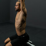 Active mobility of shoulder flexion