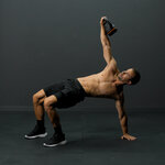 Kettlebell half get up