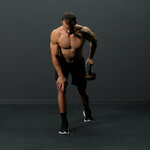 One arm kettlebell row