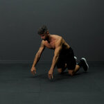 Flexiones explosivas con rodillas