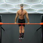 Rubber band assisted muscle up